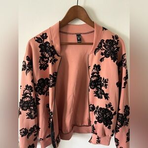 Floral Bomber Jacket